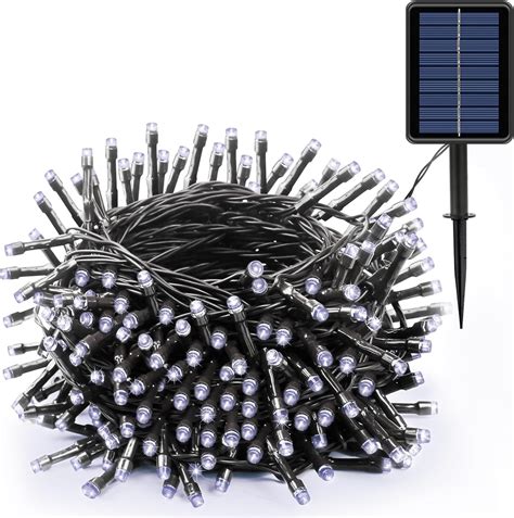 22M 200LED Solar Fairy Lights Outdoor Waterproof 8 Modes .